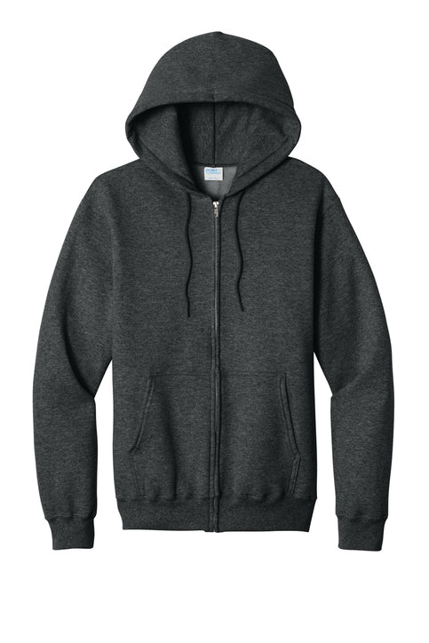 Port & Co® Core Fleece Full-Zip Hooded Sweatshirt
