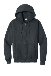 Port & Co® Core Fleece Full-Zip Hooded Sweatshirt