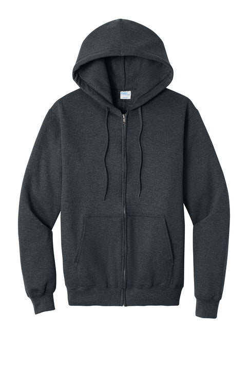 Port & Co® Core Fleece Full-Zip Hooded Sweatshirt