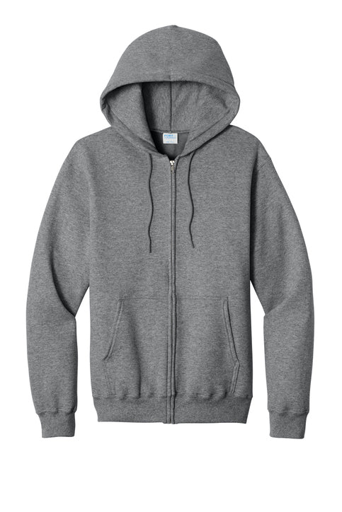 Port & Co® Core Fleece Full-Zip Hooded Sweatshirt