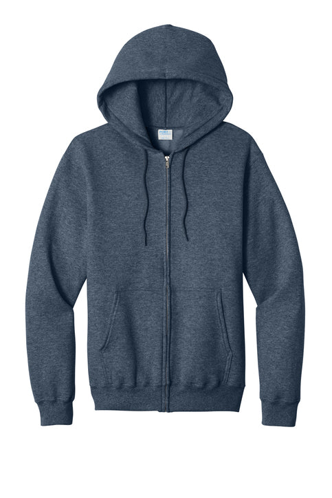 Port & Co® Core Fleece Full-Zip Hooded Sweatshirt
