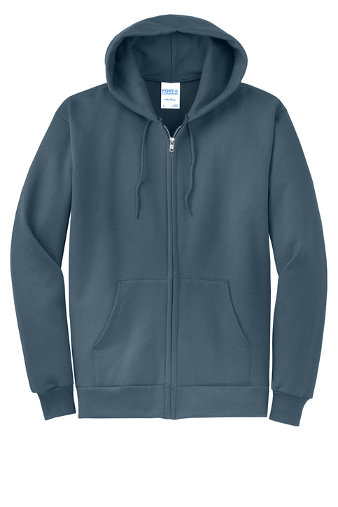 Port & Co® Core Fleece Full-Zip Hooded Sweatshirt