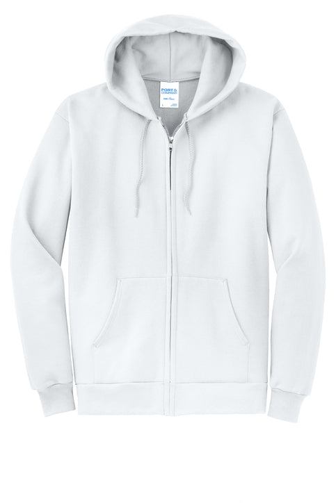 Port & Co® Core Fleece Full-Zip Hooded Sweatshirt